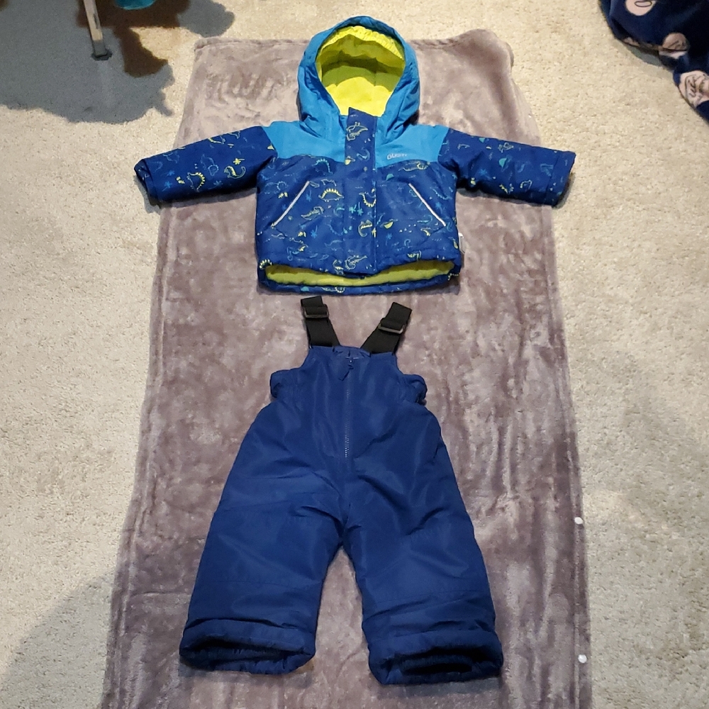 Gusti Blue and Yellow Kids Winter Set